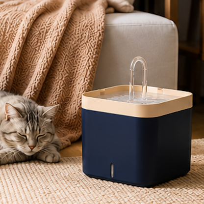 Fontaine à Eau Design et Silencieuse pour Chat 1,5 L